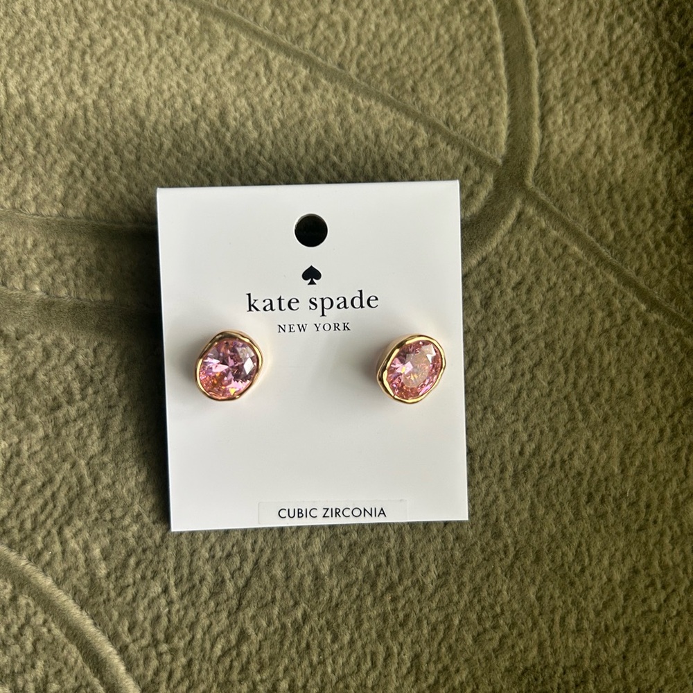 kate spade Pink and Gold Earrings